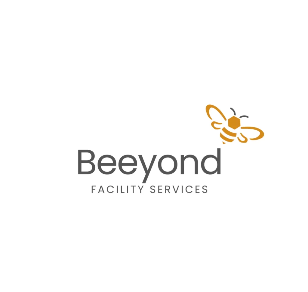 Beeyond Facility Services logo, providing commercial cleaning across Northern Virginia, Washington D.C., and Maryland.